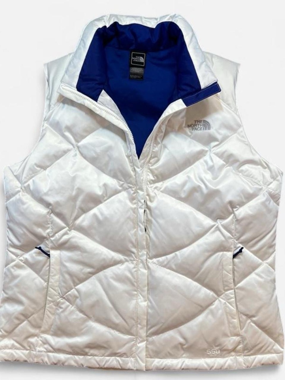 The North Face 550 White Goose Down Puffer Vest